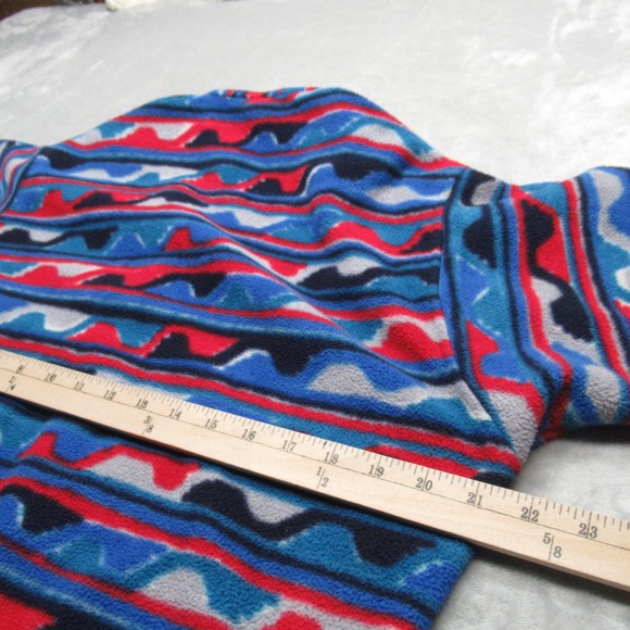 Patagonia‎ Sweatshirt Men Medium Blue Delta Aztec Southwestern Synchilla RARE - Picture 13 of 14